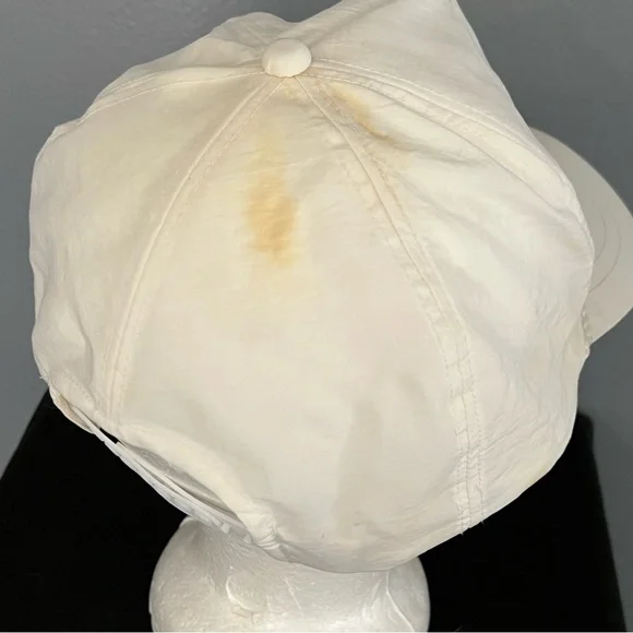 Vintage Cadillac White Hat Snapback Rope Red Hat Cap - Picture 5 of 9